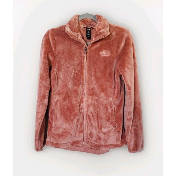 North Face Jacket Womens Small Pink Osito High Pile Fleece Full Zip Outdoors - Picture 1 of 5
